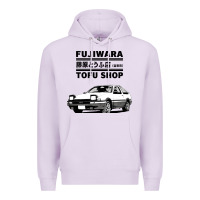 Lilac initial d fujiwara tofu shop ae86 manga Premium Hoodie - lanVoArt
