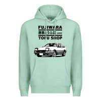 Seafoam initial d fujiwara tofu shop ae86 manga Premium Hoodie - lanVoArt