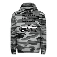 Slate Camo initial d fujiwara tofu shop ae86 manga Premium Hoodie - lanVoArt