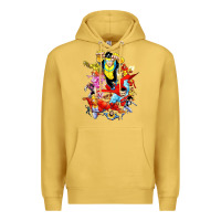Antique Gold invincible and friend hero art Premium Hoodie - lanVoArt