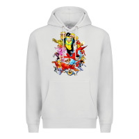 Dove Grey invincible and friend hero art Premium Hoodie - lanVoArt