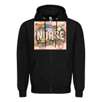 Black Easter Nurse Zipper Hoodie - LillyAllenDesigns