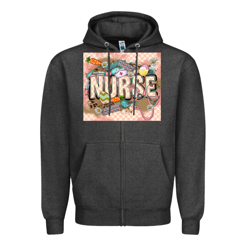 Easter Nurse Zipper Hoodie by LillyAllenDesigns | Teevron