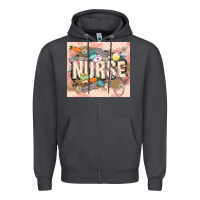 Smoke Easter Nurse Zipper Hoodie - LillyAllenDesigns