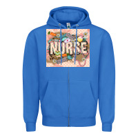 True Royal Easter Nurse Zipper Hoodie - LillyAllenDesigns
