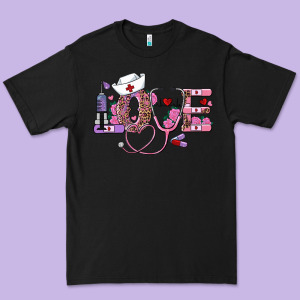 Valentines Day Nurse Love Premium Tee Designed By Ranaportraitstore