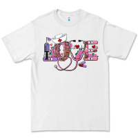White valentines day nurse love Premium Tee - RanaPortraitStore