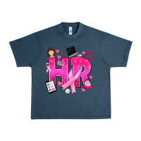 Midnight Navy breast cancer hr human resources Urban Heavy Tee - texasbilliewilder