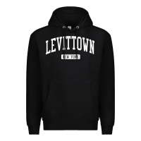 Black levittown new york ny vintage athletic sports design t shirt Premium Hoodie - lanVoArt
