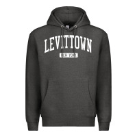 Charcoal Heather levittown new york ny vintage athletic sports design t shirt Premium Hoodie - lanVoArt