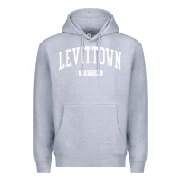 Heather Grey levittown new york ny vintage athletic sports design t shirt Premium Hoodie - lanVoArt