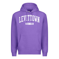 Purple levittown new york ny vintage athletic sports design t shirt Premium Hoodie - lanVoArt