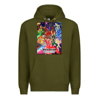 Army Green bakugan Premium Hoodie - lanVoArt