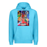 Ocean Blue bakugan Premium Hoodie - lanVoArt