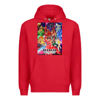 Red bakugan Premium Hoodie - lanVoArt