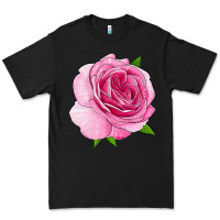 Black All Dressed Up Rose Premium Tee - LillyAllenDesigns