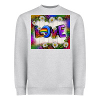 Heather Grey Western Love LGBTQ Tumbler Heavyweight Sweatshirt - BundleAndBundleShop