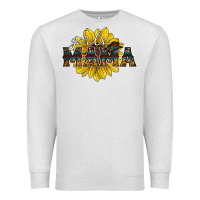 Girls Mama Sunflower Premium Sweatshirt | Teevron