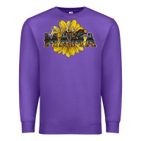 Purple girls mama sunflower Premium Sweatshirt - RacoonDesign