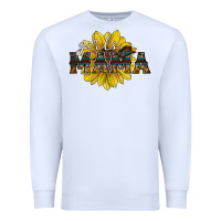 White girls mama sunflower Premium Sweatshirt - RacoonDesign