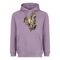 Lavender percheron horse Heavyweight Hoodie - LillyAllenDesigns