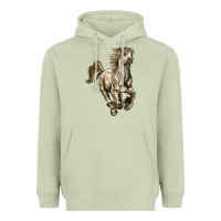Matcha percheron horse Heavyweight Hoodie - LillyAllenDesigns