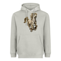Moon Dust percheron horse Heavyweight Hoodie - LillyAllenDesigns