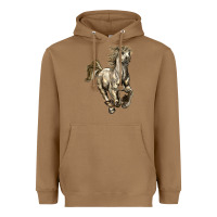 Toasted Coconut percheron horse Heavyweight Hoodie - LillyAllenDesigns