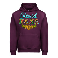 Mauve Wine blessed nana Urban Hoodie - BarkalooDesign