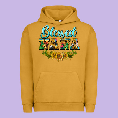 Blessed Nana Urban Hoodie Designed By Barkaloodesign