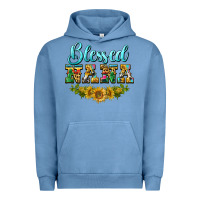 Pigment Pebble Blue blessed nana Urban Hoodie - BarkalooDesign