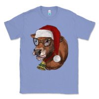 Colony Blue christmas glasses heifer Classic Tee - RanaPortraitStore