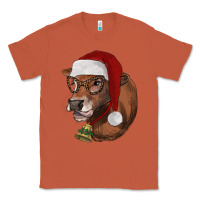 Copper christmas glasses heifer Classic Tee - RanaPortraitStore