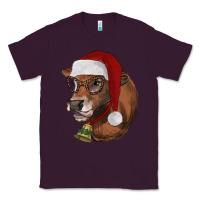 Plum christmas glasses heifer Classic Tee - RanaPortraitStore