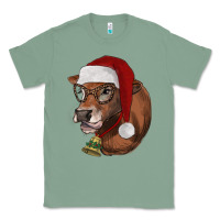 Sage christmas glasses heifer Classic Tee - RanaPortraitStore
