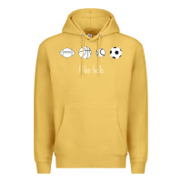 Antique Gold Funny Sports Balls Gag Gift Premium Hoodie - lanVoArt