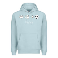Blue Mist Funny Sports Balls Gag Gift Premium Hoodie - lanVoArt