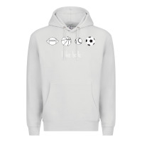 Dove Grey Funny Sports Balls Gag Gift Premium Hoodie - lanVoArt