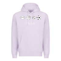 Lilac Funny Sports Balls Gag Gift Premium Hoodie - lanVoArt