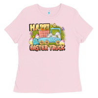 Happy Easter Truck Ladies Tee | Teevron