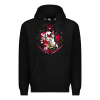 Black hazbin hotel christmas Premium Hoodie - lanVoArt