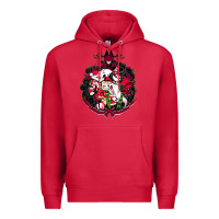 Cardinal hazbin hotel christmas Premium Hoodie - lanVoArt