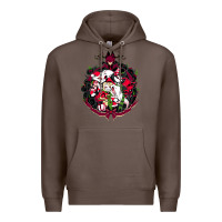 Coffee hazbin hotel christmas Premium Hoodie - lanVoArt