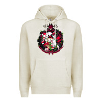 Oatmeal Heather hazbin hotel christmas Premium Hoodie - lanVoArt