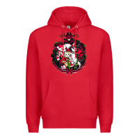 Red hazbin hotel christmas Premium Hoodie - lanVoArt