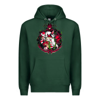 Sports Green hazbin hotel christmas Premium Hoodie - lanVoArt
