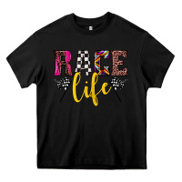 Black race life Heavy Core Tee - JahusDesignShop