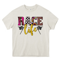 Cream race life Heavy Core Tee - JahusDesignShop