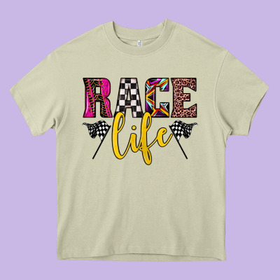 Race Life Heavy Core Tee Designed By Jahusdesignshop