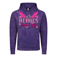 Cloud Purple Not all heroes wear capes Cancer Awareness Vintage Hoodie - HowdyJamesFarm